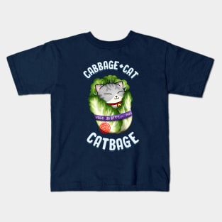 Cabbage Cat "Catbage" Kids T-Shirt